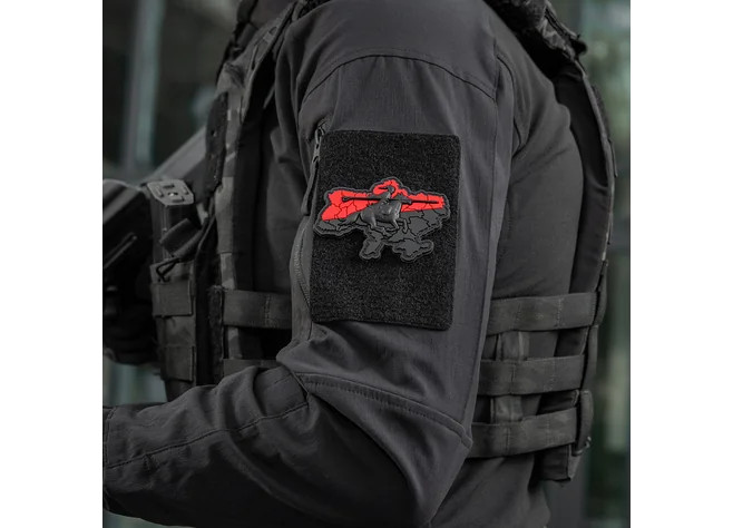 Нашивка M-Tac Козацька Україна 3D PVC Red/Black Фото 2
